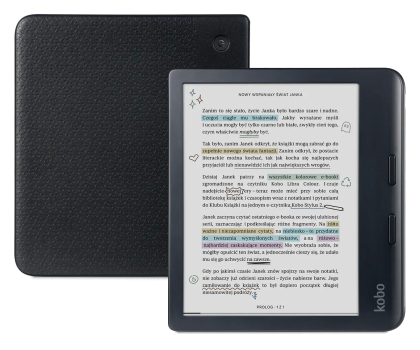 Czytnik E-booków Kobo Libra Colour czarny 32GB